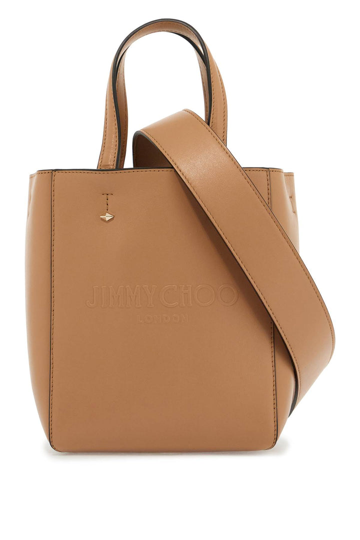 Jimmy Choo smooth leather lenny tote bag.