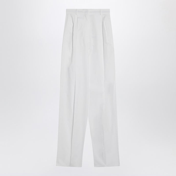 Sportmax Wide cotton trousers