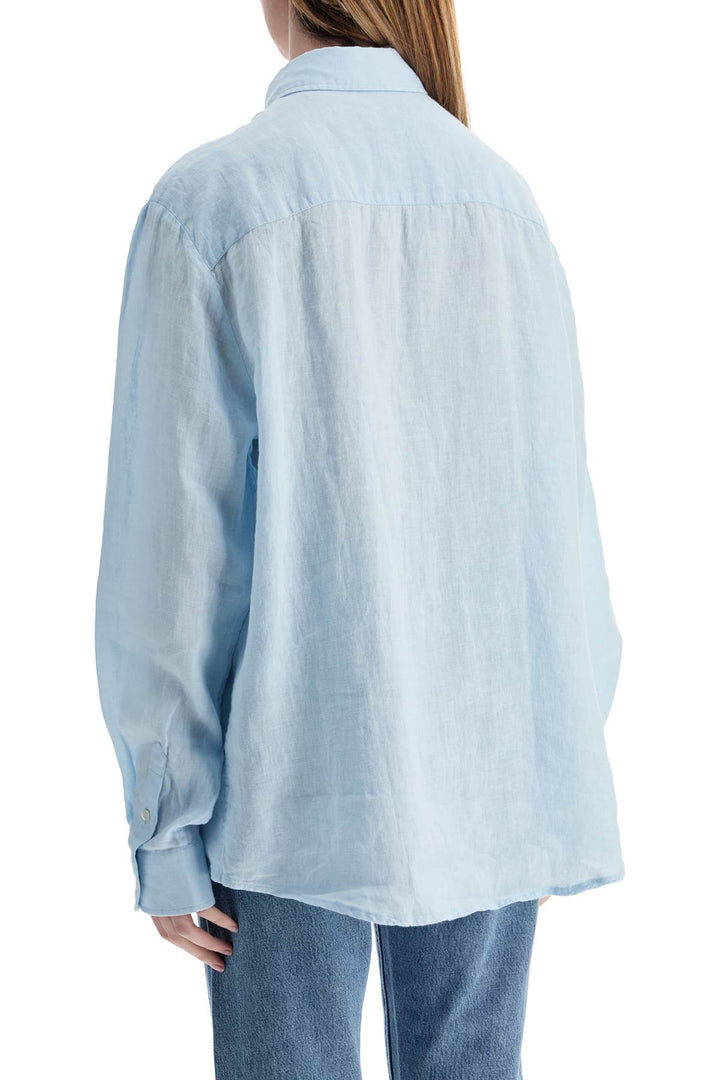 A.P.C. light blue linen shirt