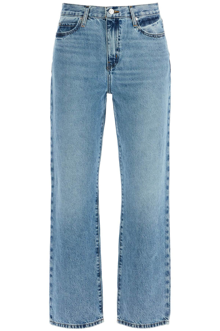 FRAME high-waisted straight ankle jeans le jane