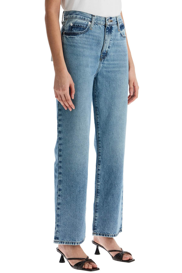 FRAME high-waisted straight ankle jeans le jane