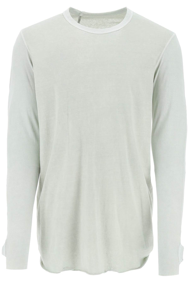 Boris Bidjan Saberi long-sleeved cotton t-shirt