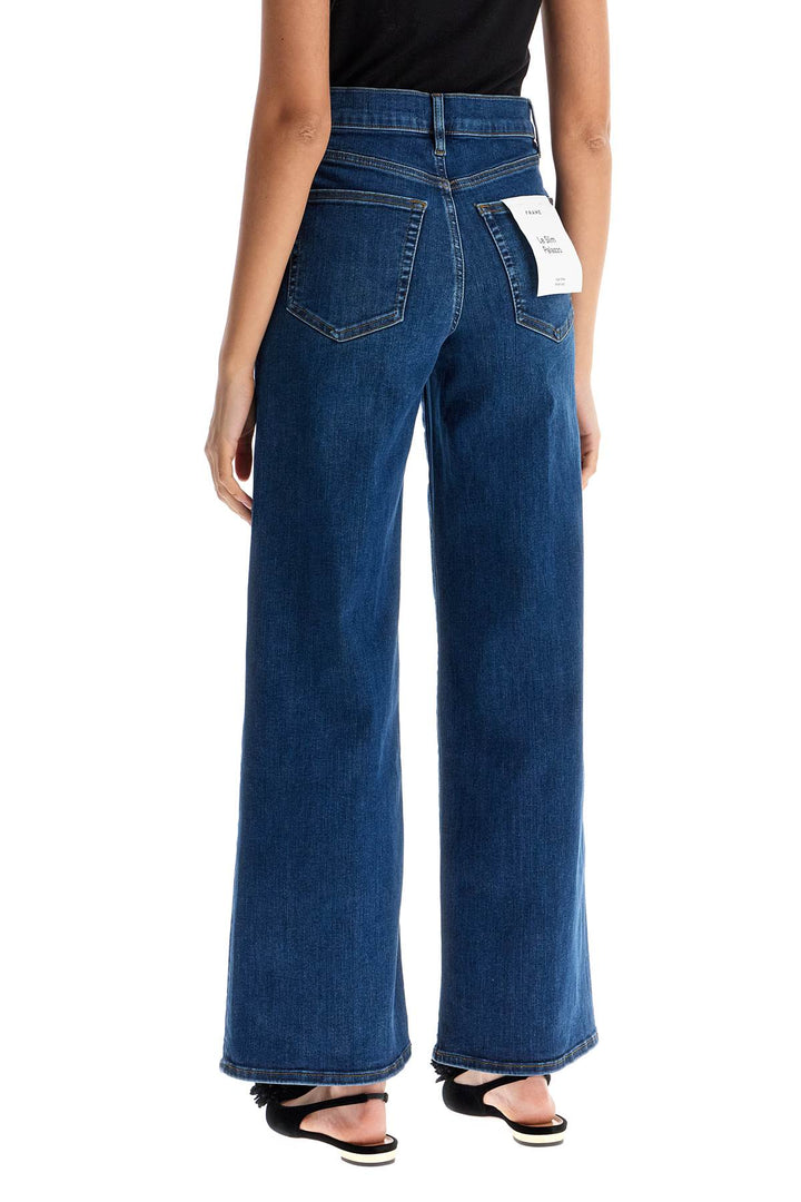 FRAME slim palazzo cropped jeans