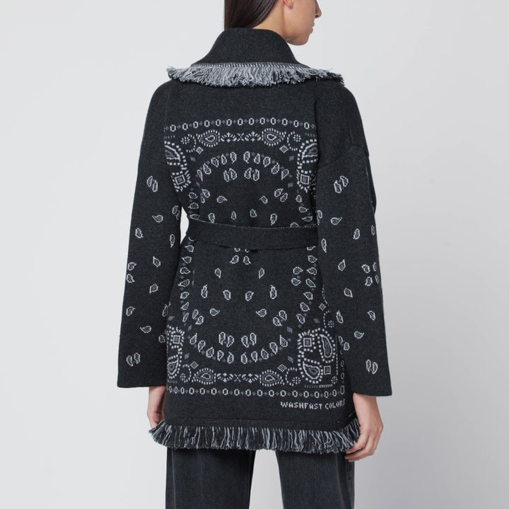 Alanui Bandana Jacquard cardigan
