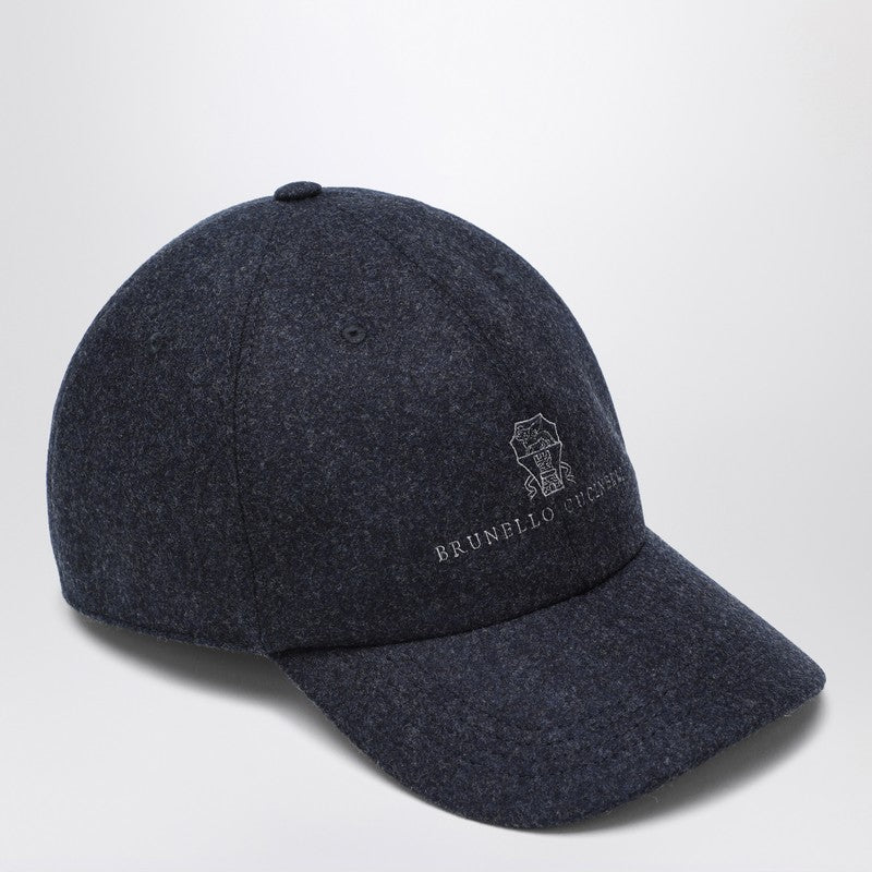 Brunello Cucinelli wool baseball cap