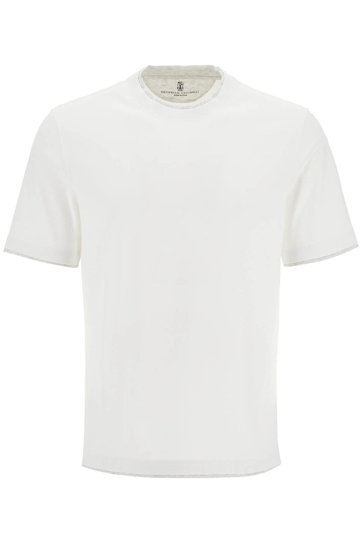 Brunello Cucinelli layered-effect t-shirt