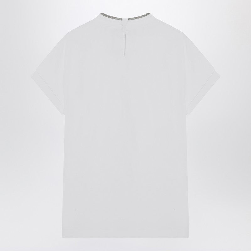 Brunello Cucinelli crew-neck T-shirt with pendant