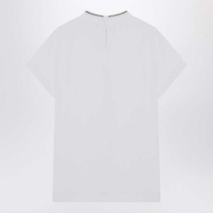 Brunello Cucinelli crew-neck T-shirt with pendant