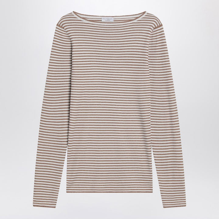 Brunello Cucinelli Sparkling striped sweater