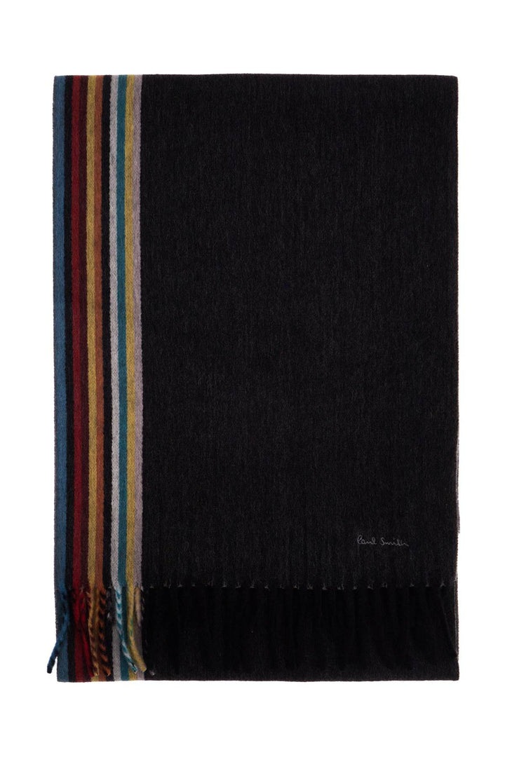 Paul Smith cashmere scarf with signature stripe pattern