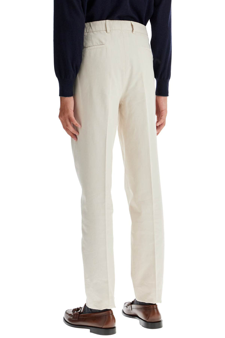 Brunello Cucinelli leisure fit gabardine trousers