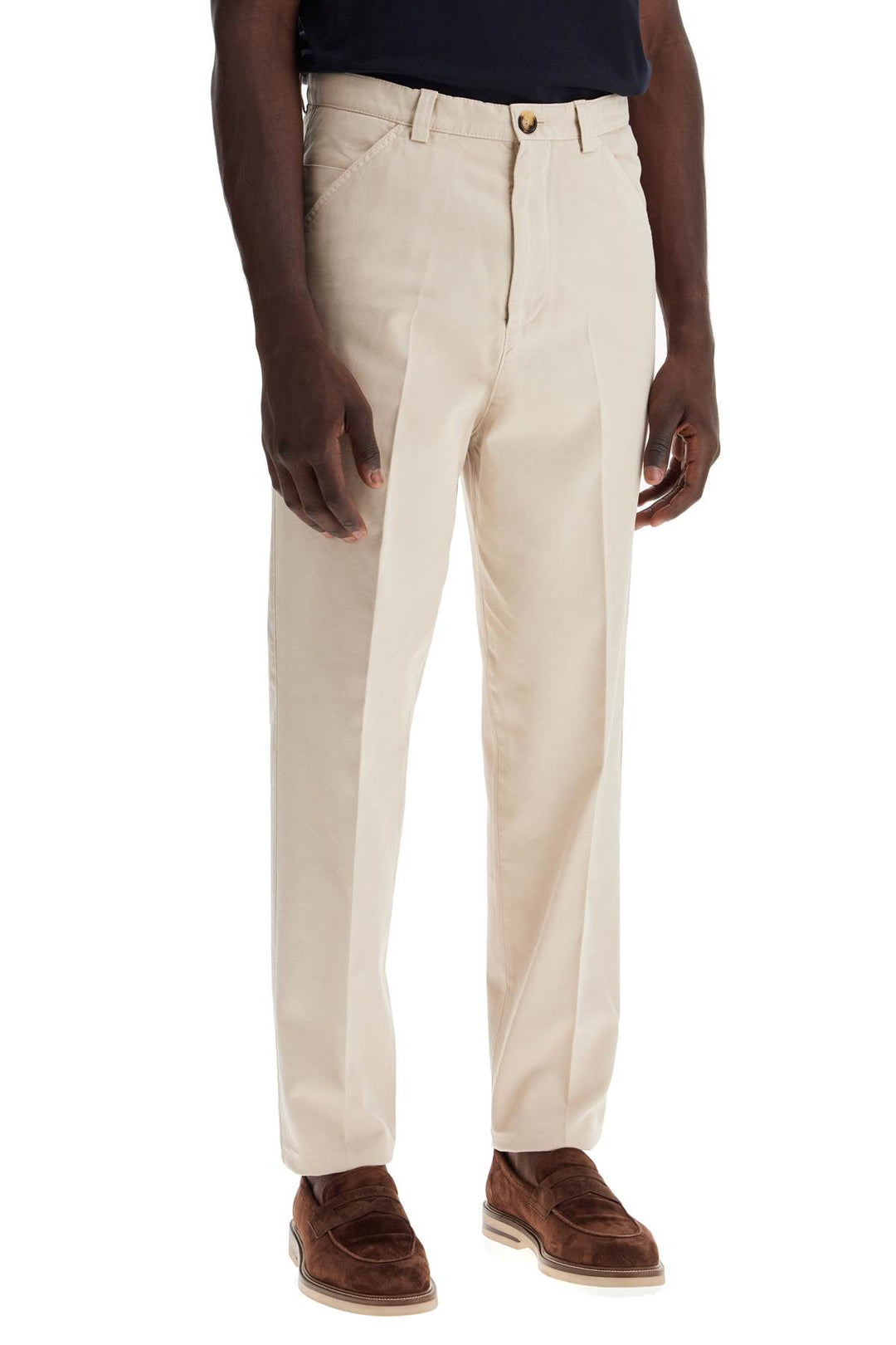 Brunello Cucinelli twill gabardine trousers