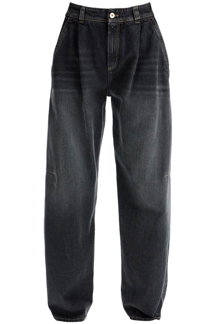 Brunello Cucinelli curved leg jeans