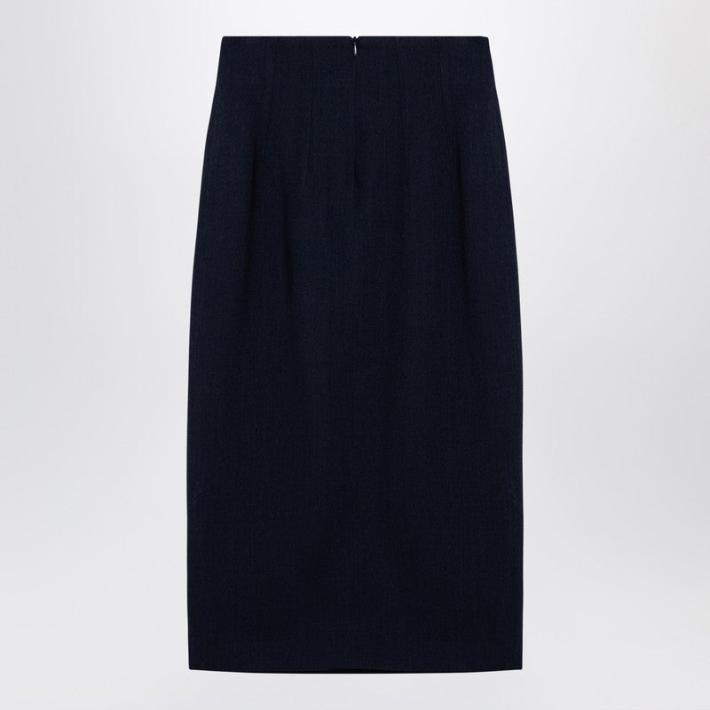 Margaux Lönnberg wool-blend Marlo skirt