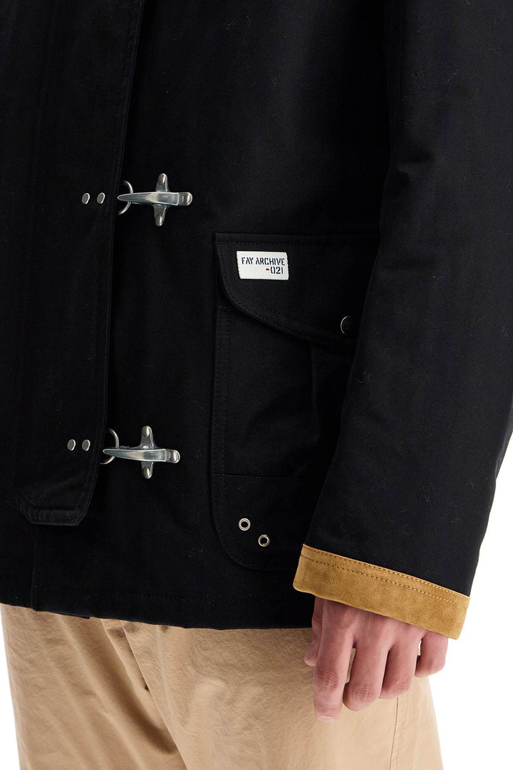 FAY ARCHIVE 4-hook canvas jacket