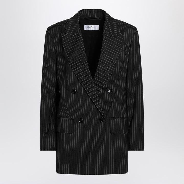 Max Mara pinstriped double-breasted jacket