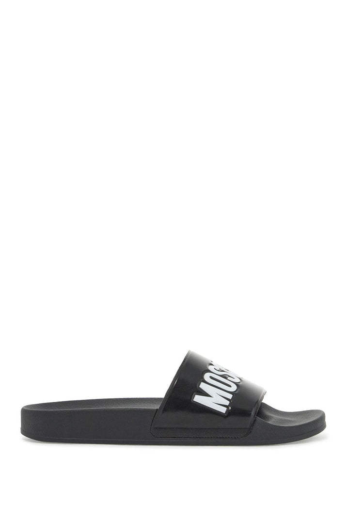 Moschino Rubber Logo Slides