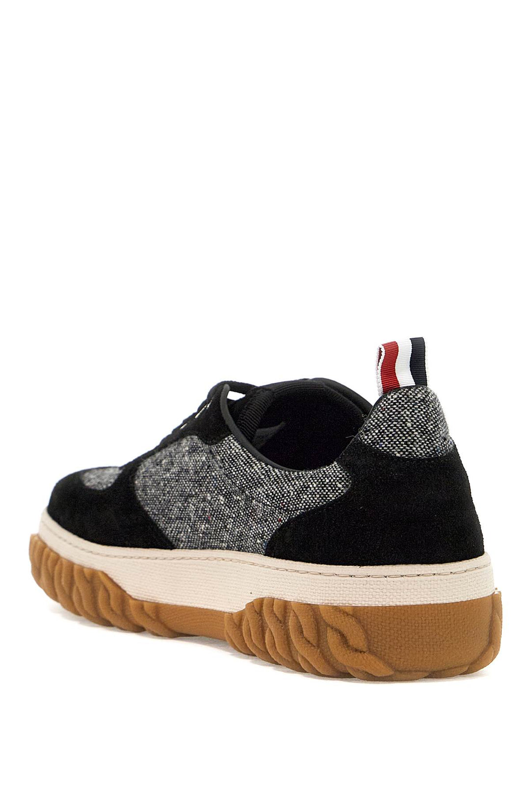 Thom Browne tweed letterman sneakers