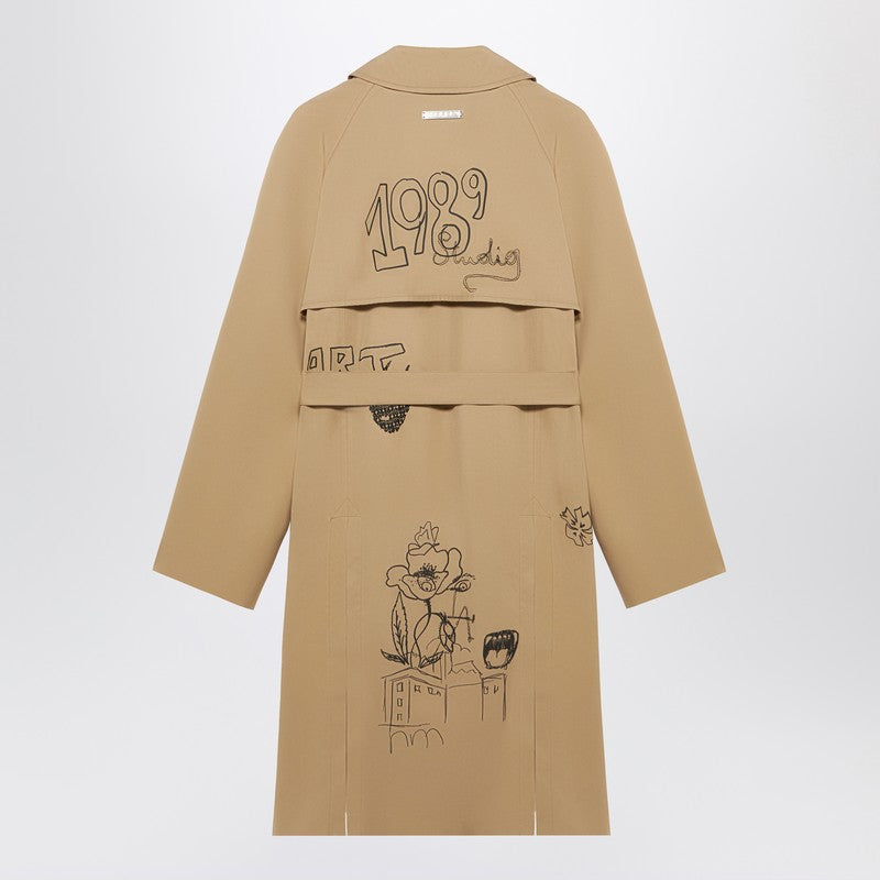 1989 STUDIO Embroidered Trench Coat