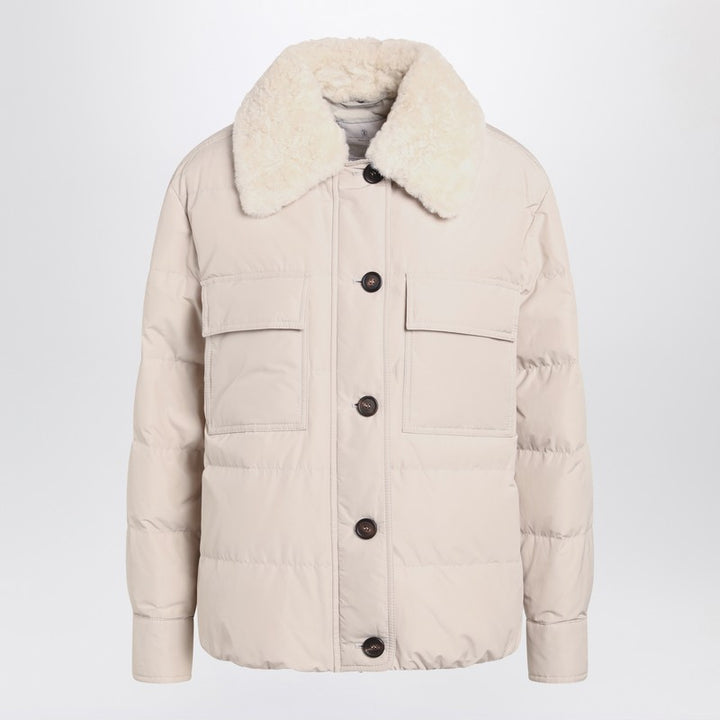 Brunello Cucinelli jacket with fur collar