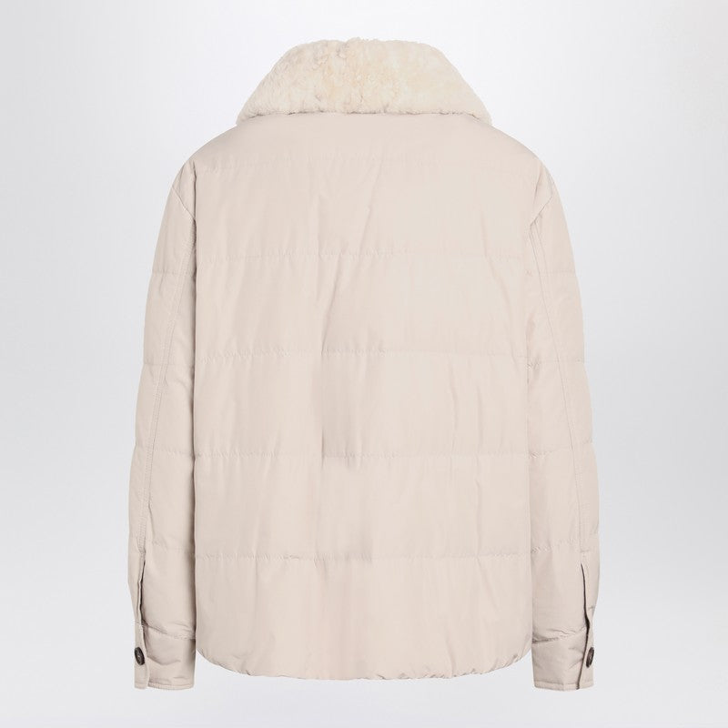 Brunello Cucinelli jacket with fur collar