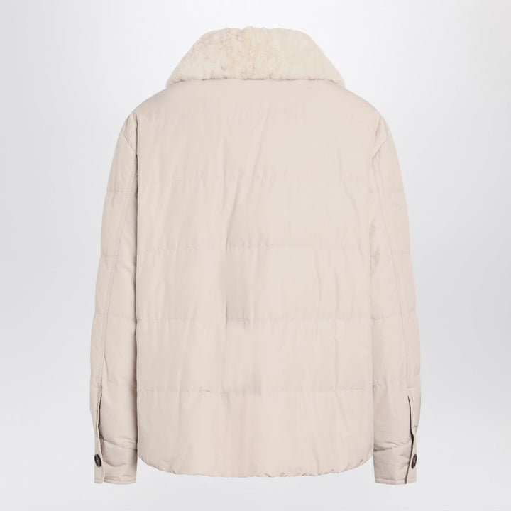 Brunello Cucinelli jacket with fur collar