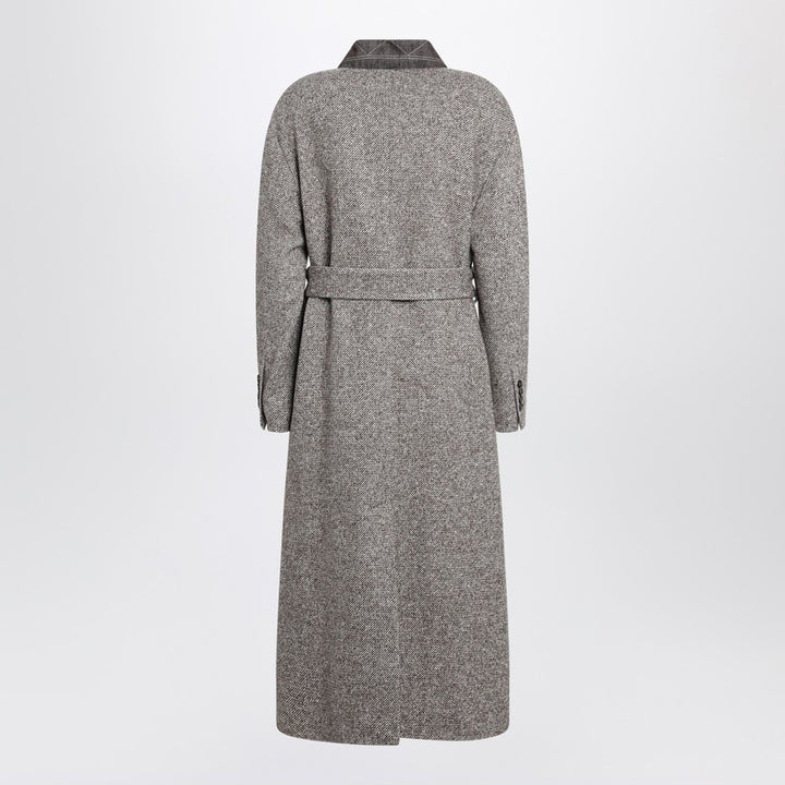 Brunello Cucinelli wool-blend coat with belt