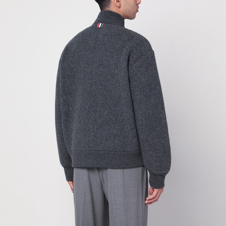 Thom Browne wool zip-up cardigan