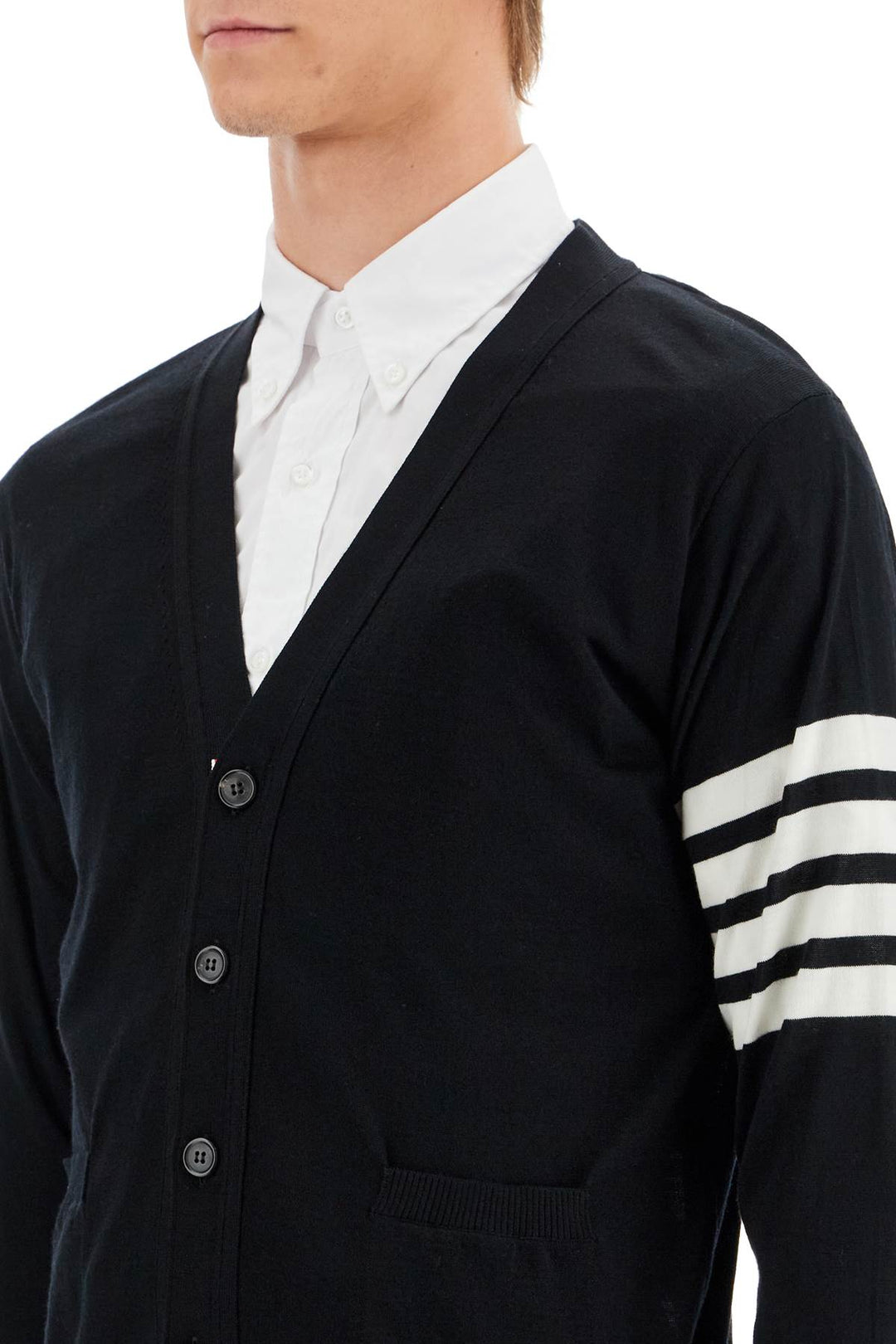 Thom Browne virgin wool cardigan