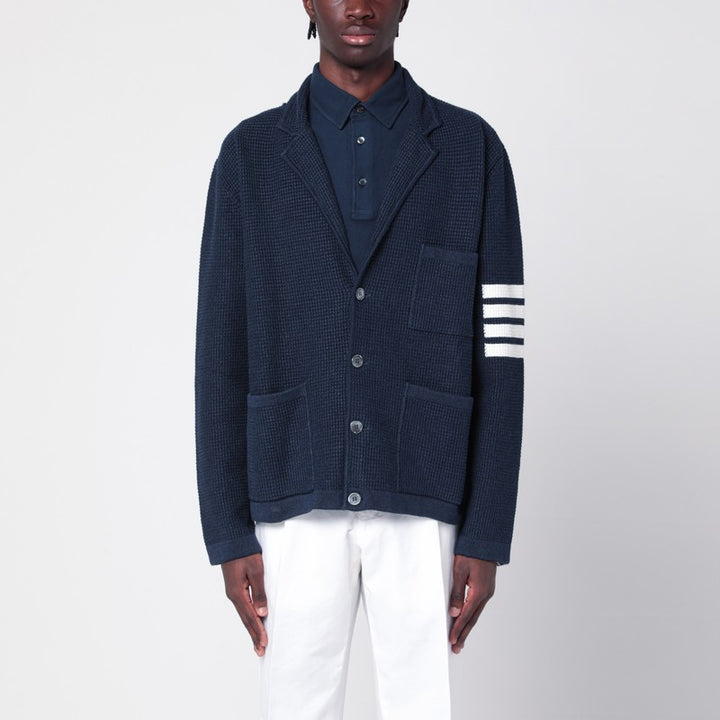 Thom Browne linen blend cardigan