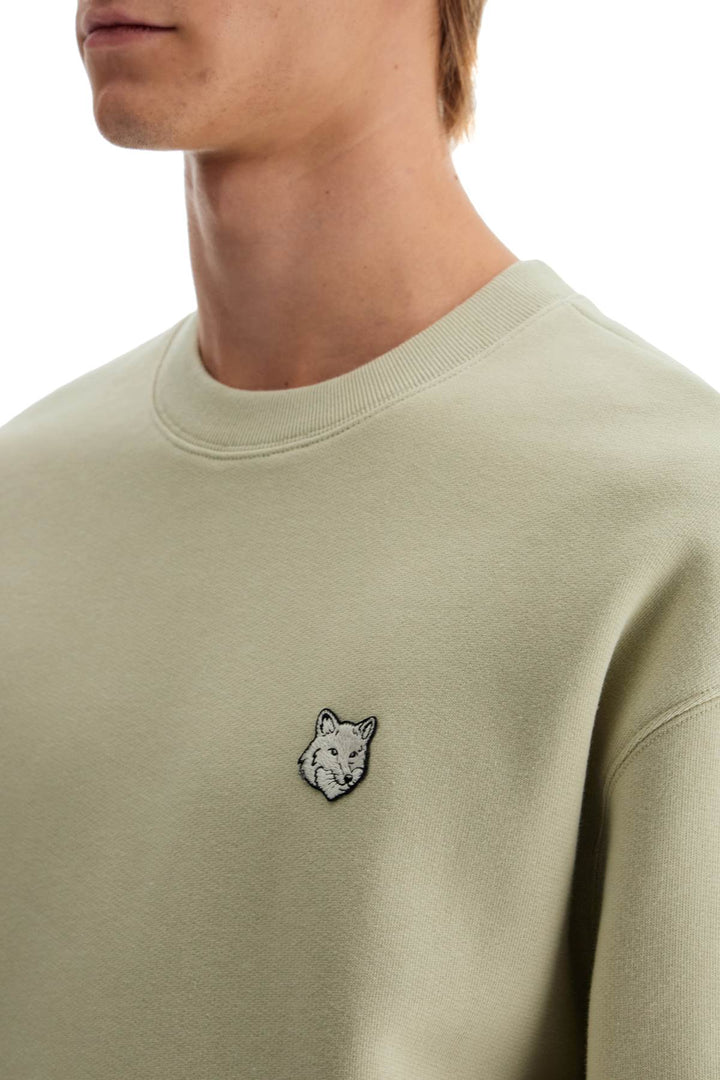 Maison Kitsune bold fox head crewneck sweatshirt