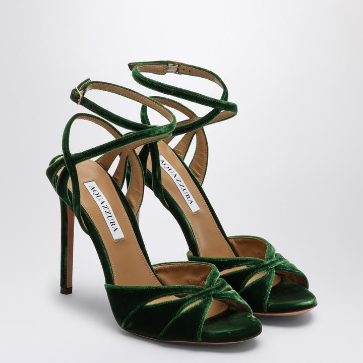 Aquazzura velvet sandals