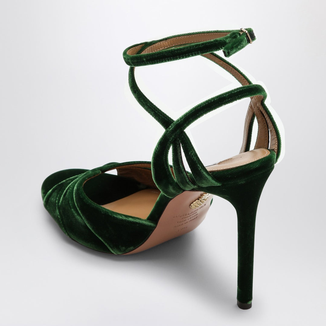 Aquazzura velvet sandals