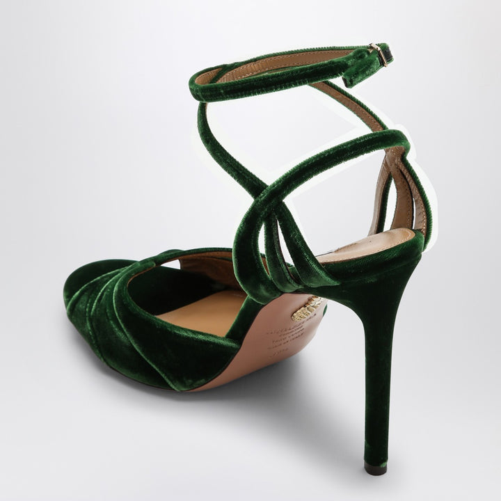 Aquazzura velvet sandals