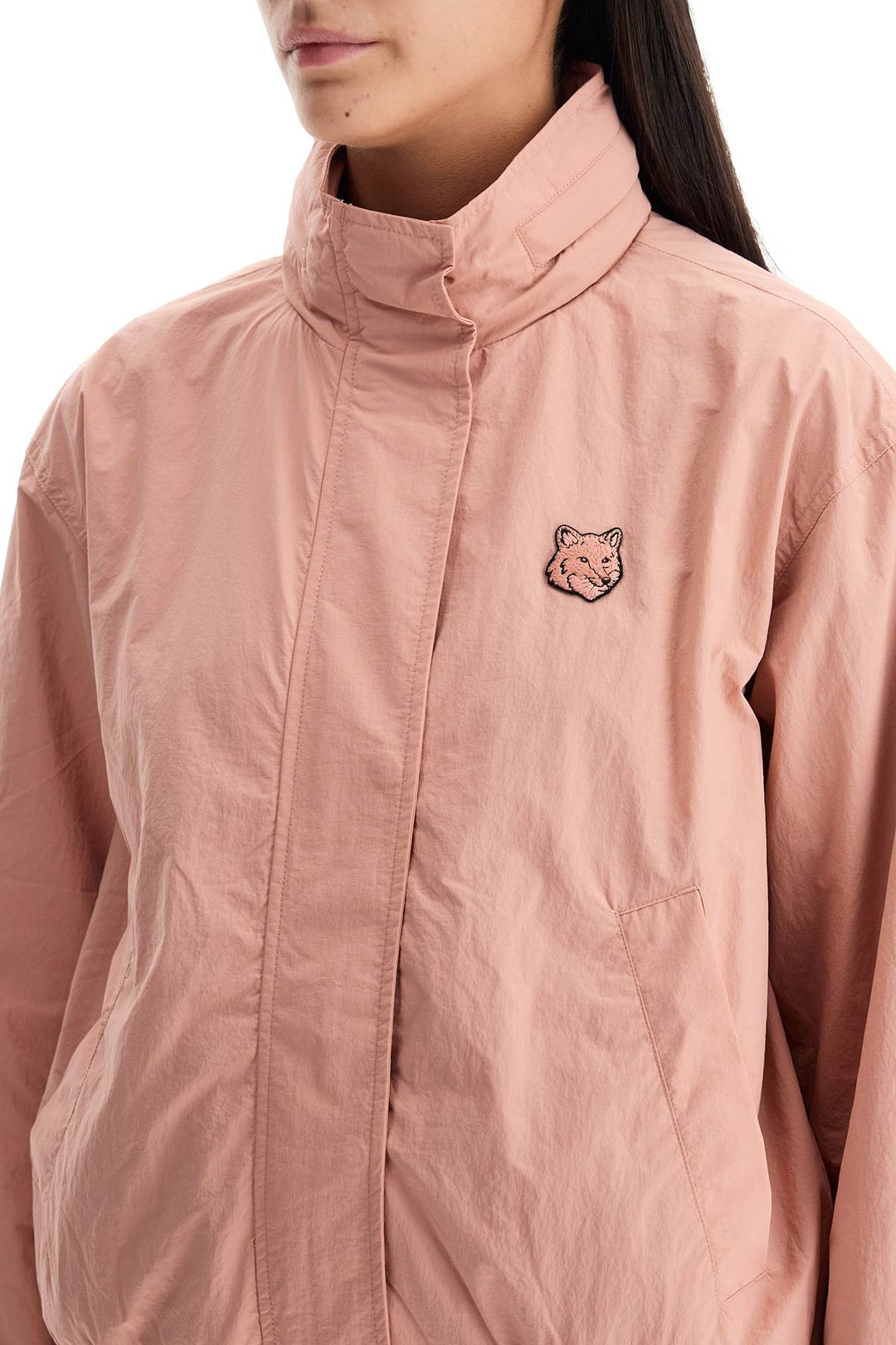 Maison Kitsune bold fox head windbreaker