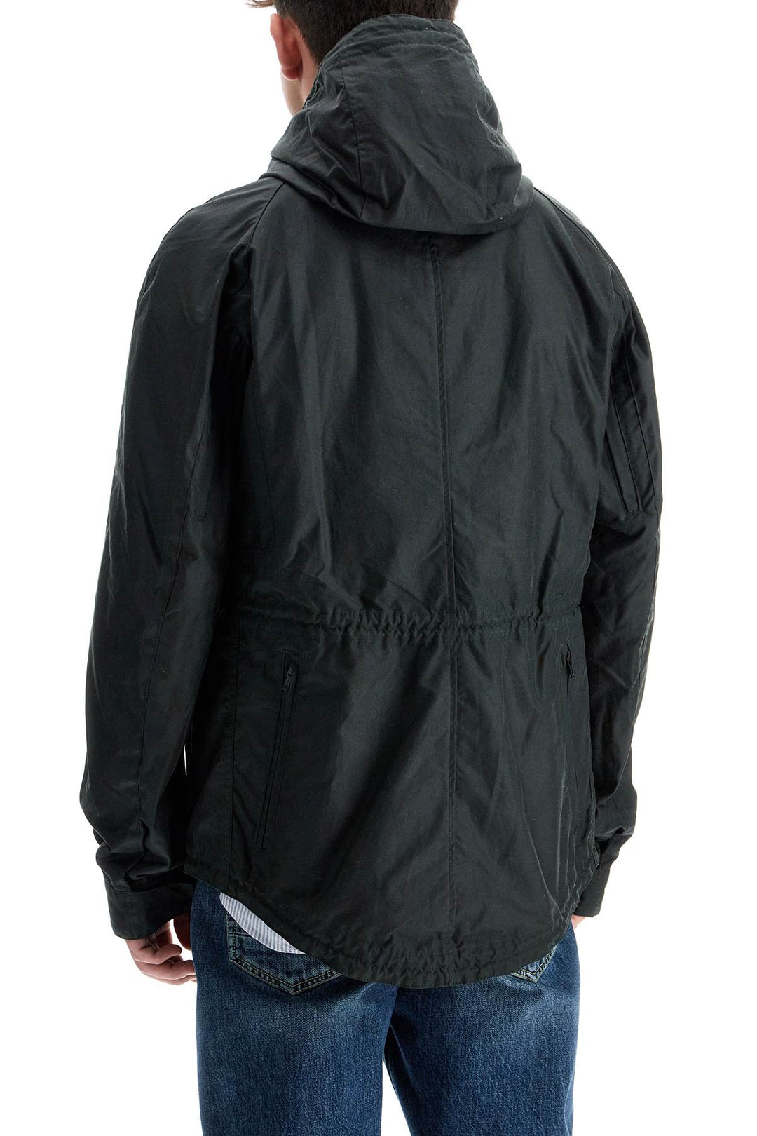 Barbour x TOKITO raincoat with waxed finish