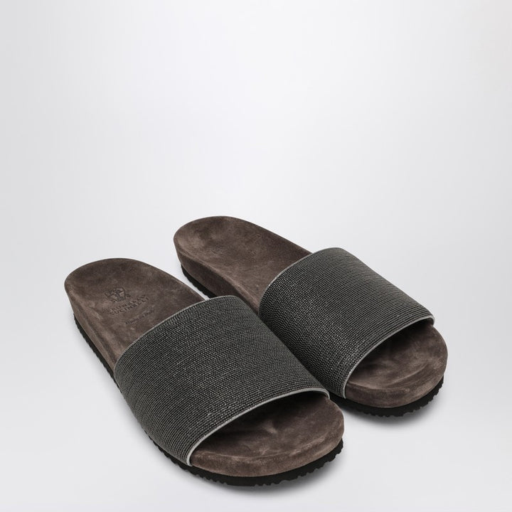Brunello Cucinelli suede Slides