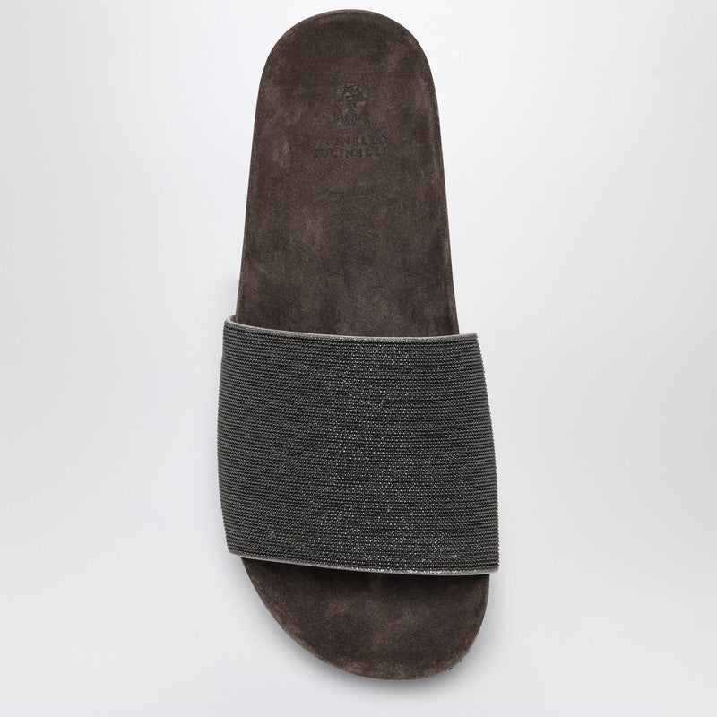 Brunello Cucinelli suede Slides