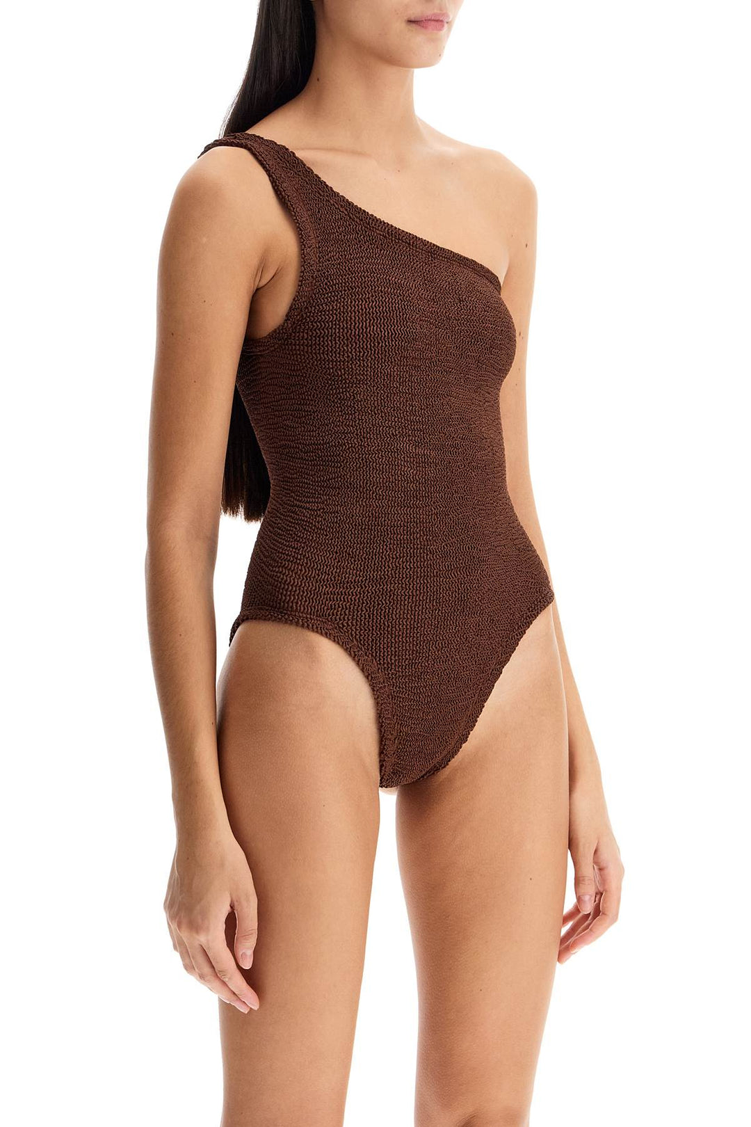 Hunza G. nancy one-shoulder swimsuit