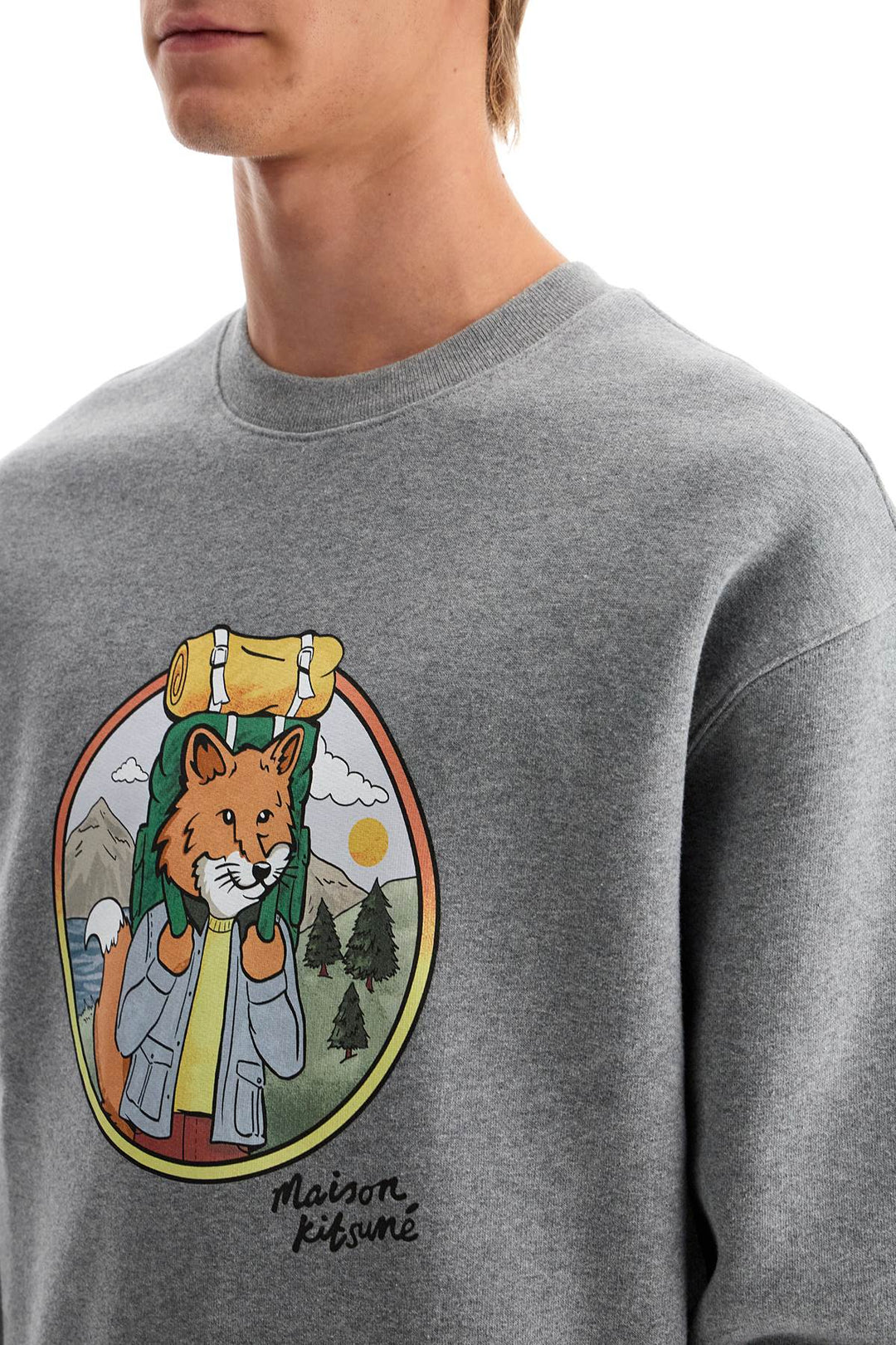 Maison Kitsune "rambling fox print sweat