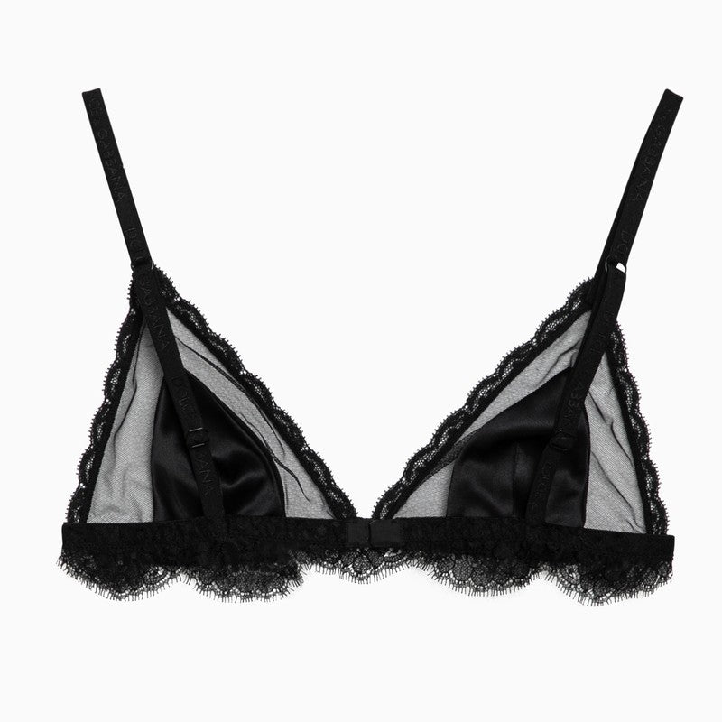 Dolce & Gabbana silk satin and lace bra