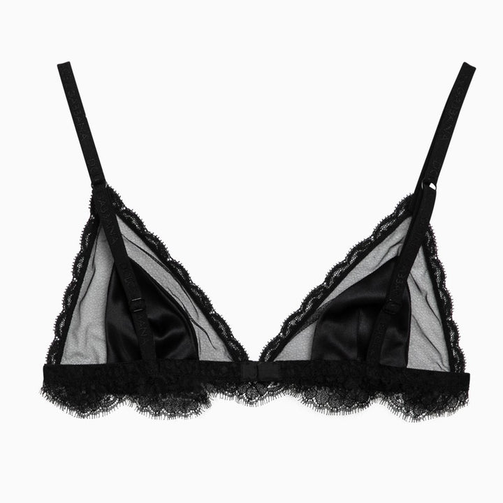 Dolce & Gabbana silk satin and lace bra