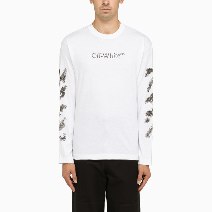 Off White long-sleeved T-shirt