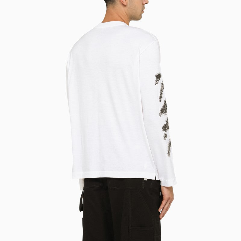 Off White long-sleeved T-shirt