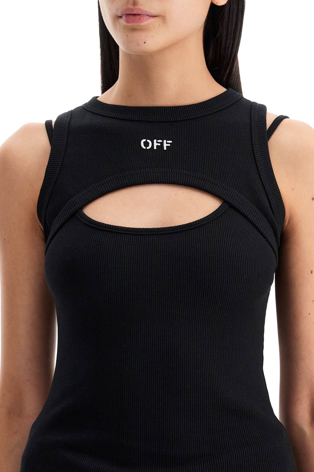 Off White layered sleeveless top