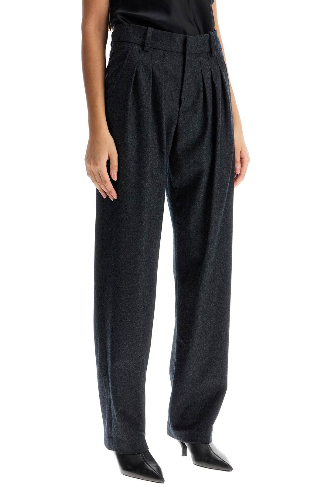 Isabel Marant casile wool flannel trousers