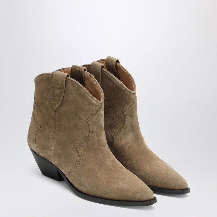 ISABEL MARANT Dewina suede cowboy ankle boots