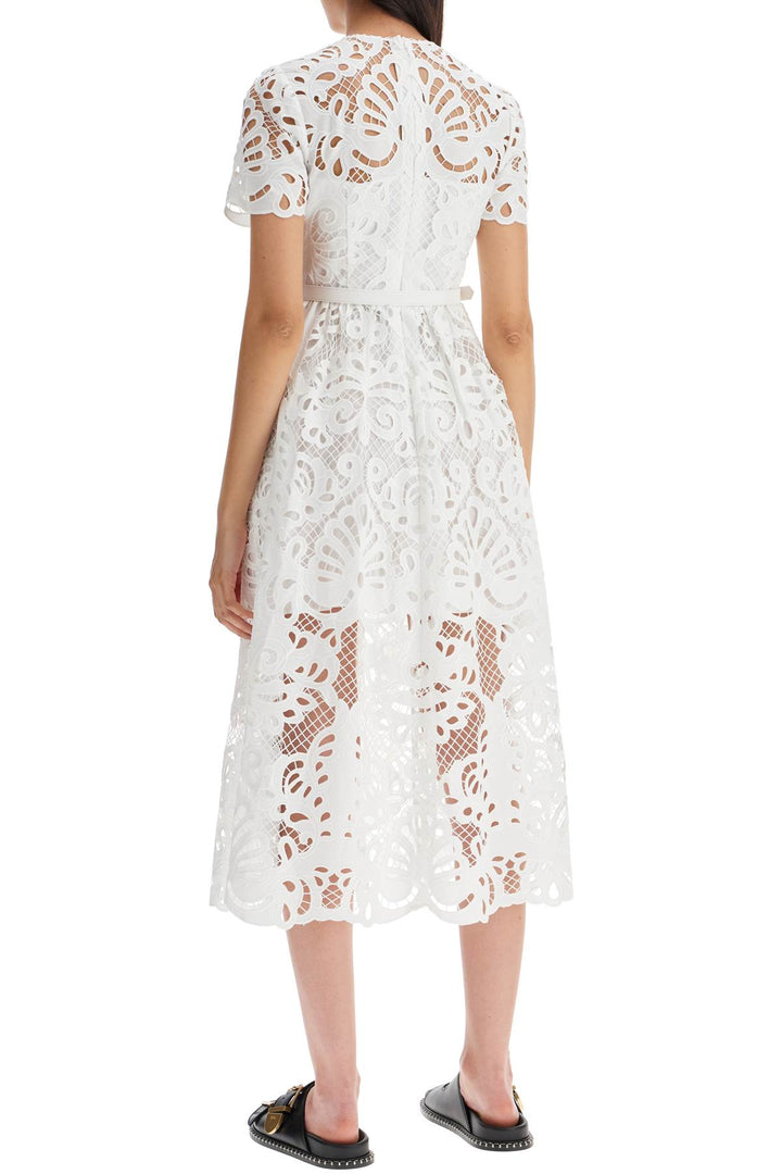 Self Portrait midi lace dress