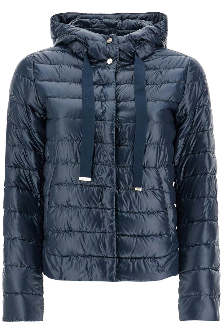 HERNO cropped hooded down jacket