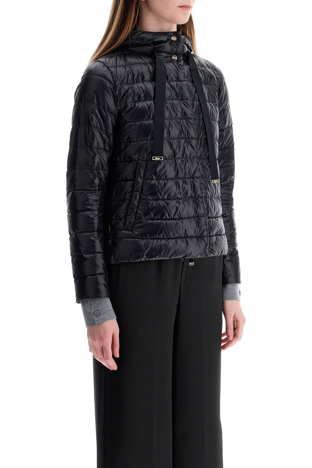 HERNO lightweight down jacket with hood